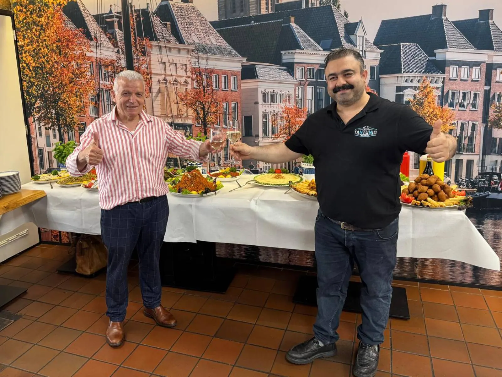 Ali and Mehmet, the owners of Tantunio in Groningen